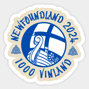 Vinland Markland Greenland Iceland Nordic Newfoundland T-Shirt Sticker